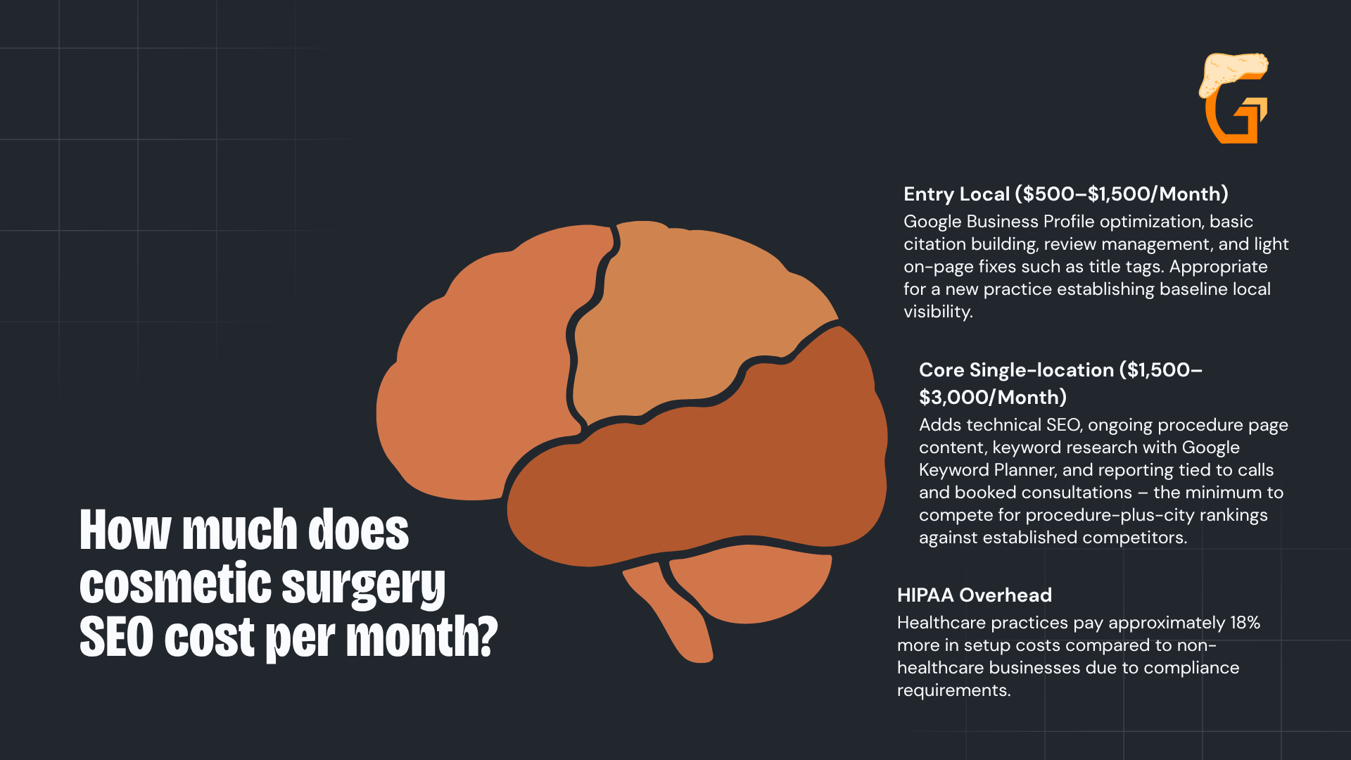 How much does cosmetic surgery SEO cost per month