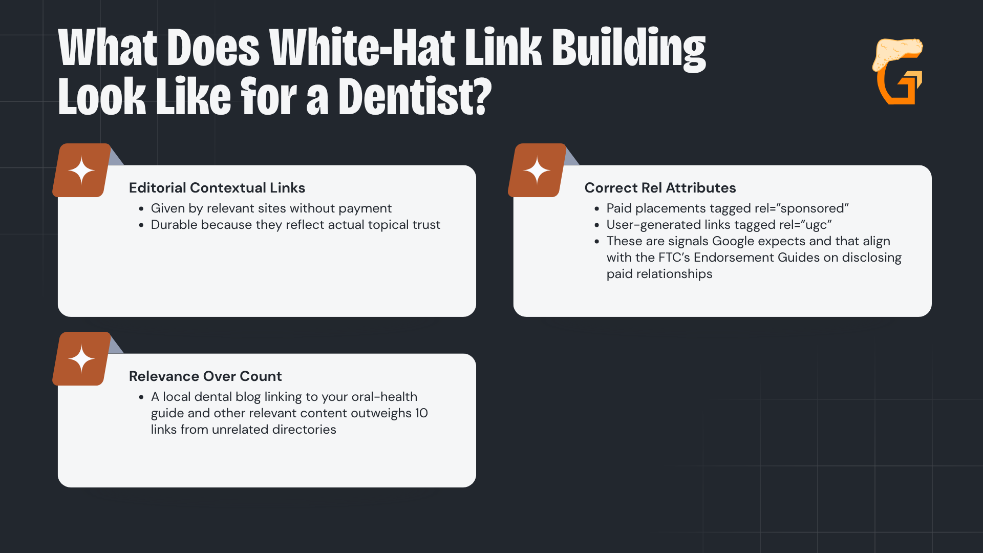 What Does White-Hat Link Building Look Like for a Dentist