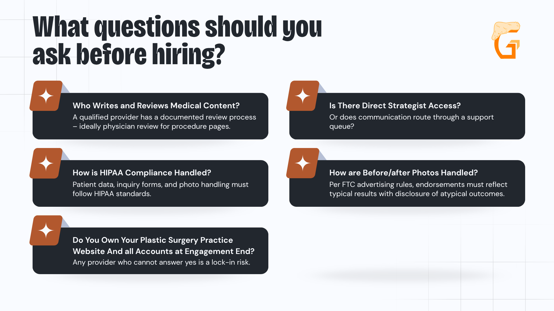 What questions should you ask before hiring