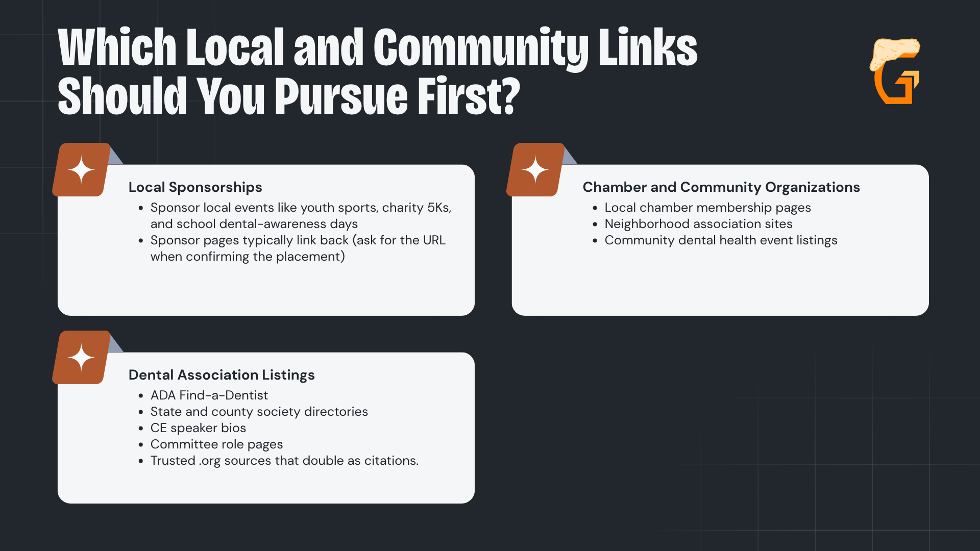 Which Local and Community Links Should You Pursue First
